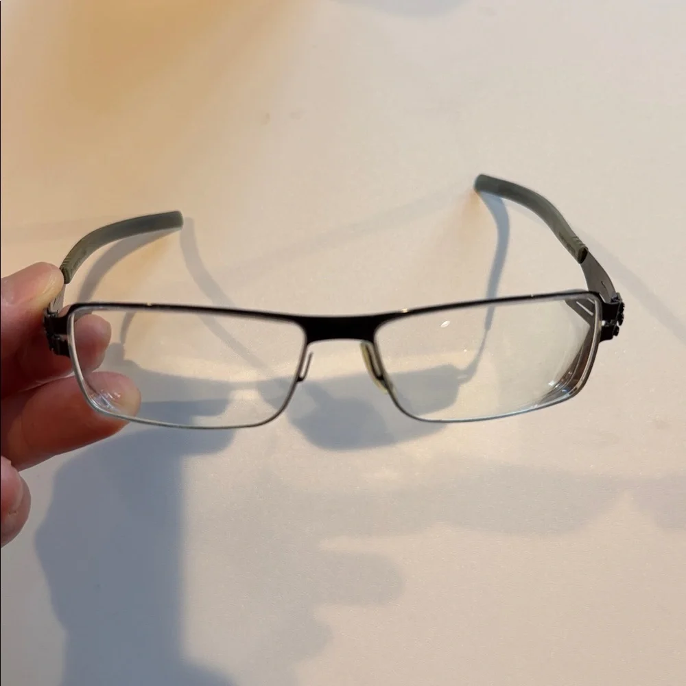 ic! berlin Model Jasper Gun Metal Frames - Designer Lightweight Eyewear